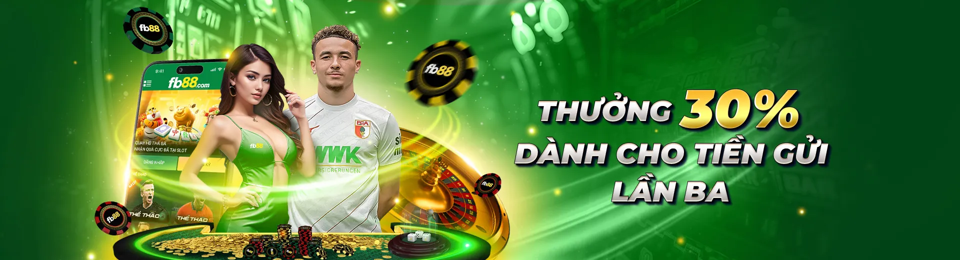 Thưởng 30% khi nạp lại